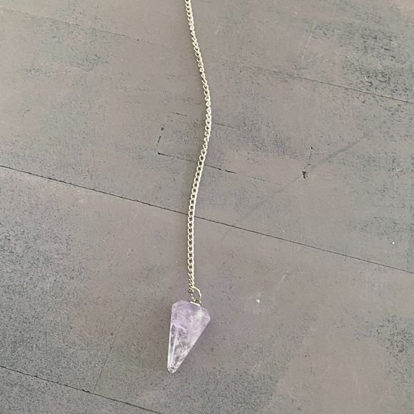 AMETHYST  Chrystal small PENDULUM NEW - Picture 3 of 3